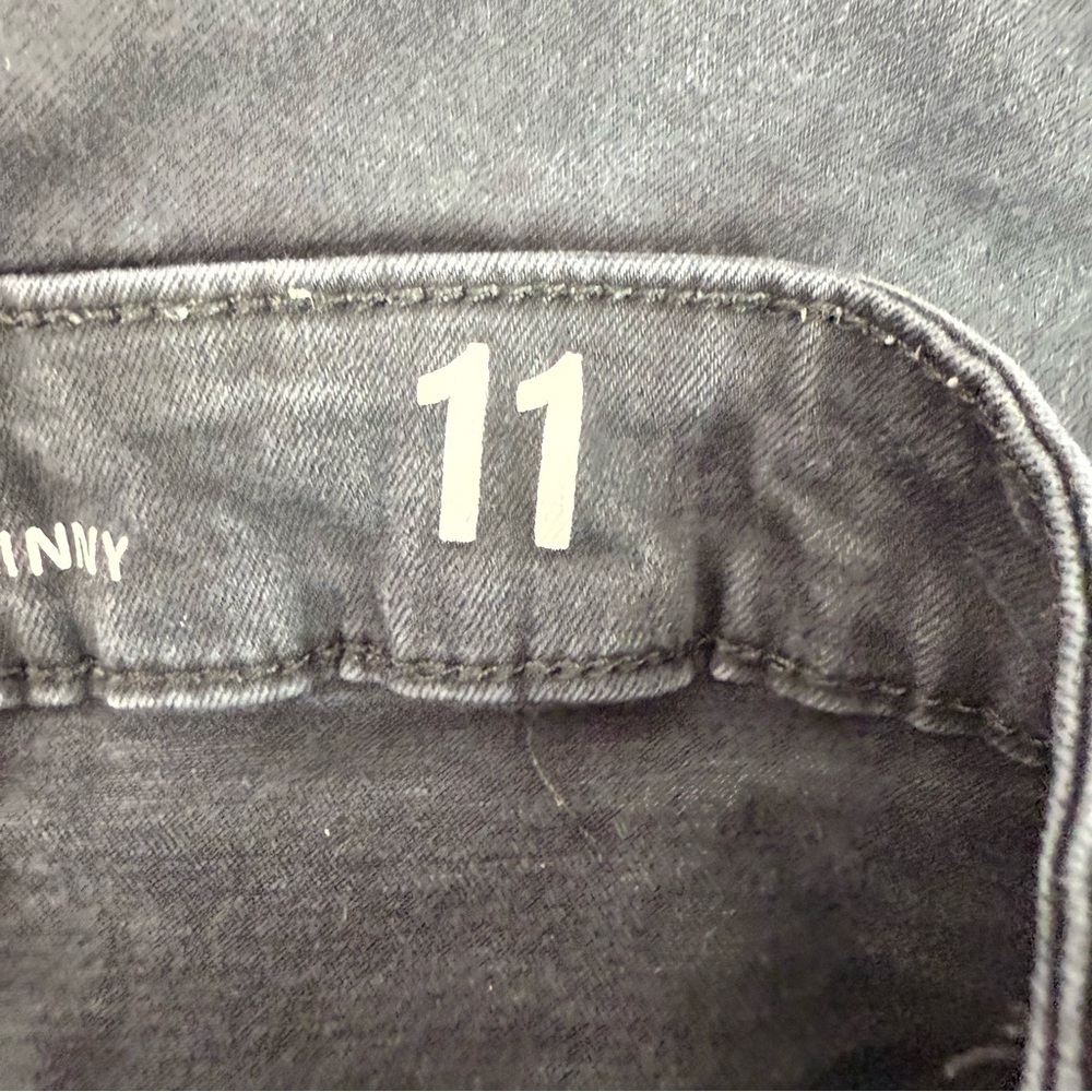 Miami high rise super skinny black shorts Women's Distressed Black Jean Shorts - Picture 11 of 15